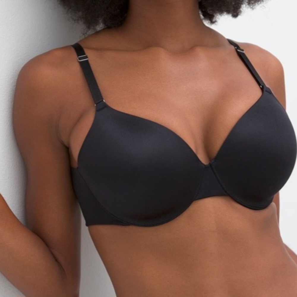 Soma Vanishing Back Bra 34DDD Black